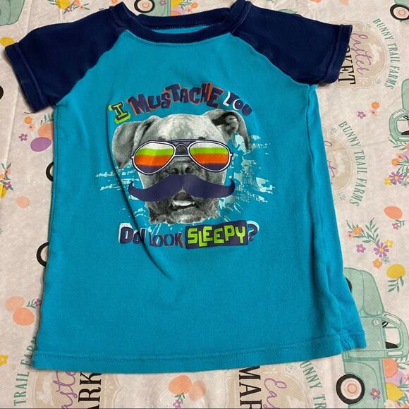 LOT of 3 Faded Glory Sleep Tees Short Sleeves Boys Size 5T - Picture 3 of 14